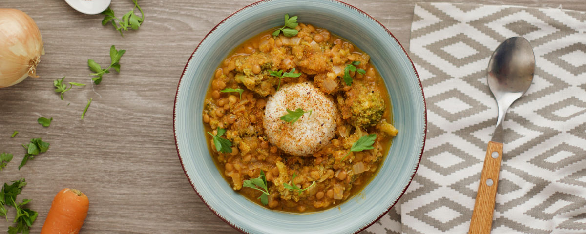 Tandoori lentil stew